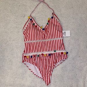 CUTE STRIPE BATHING SUIT